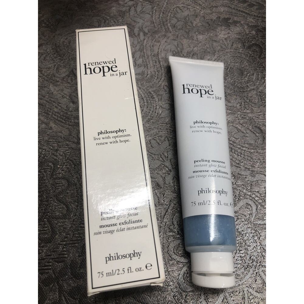 Philosophy Renewed Hope In A Jar instant glow facial Peeling Mousse - 2.5 Oz.